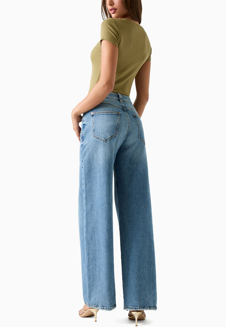 Shortsleeves Triangle Patch Scoop Neck R4