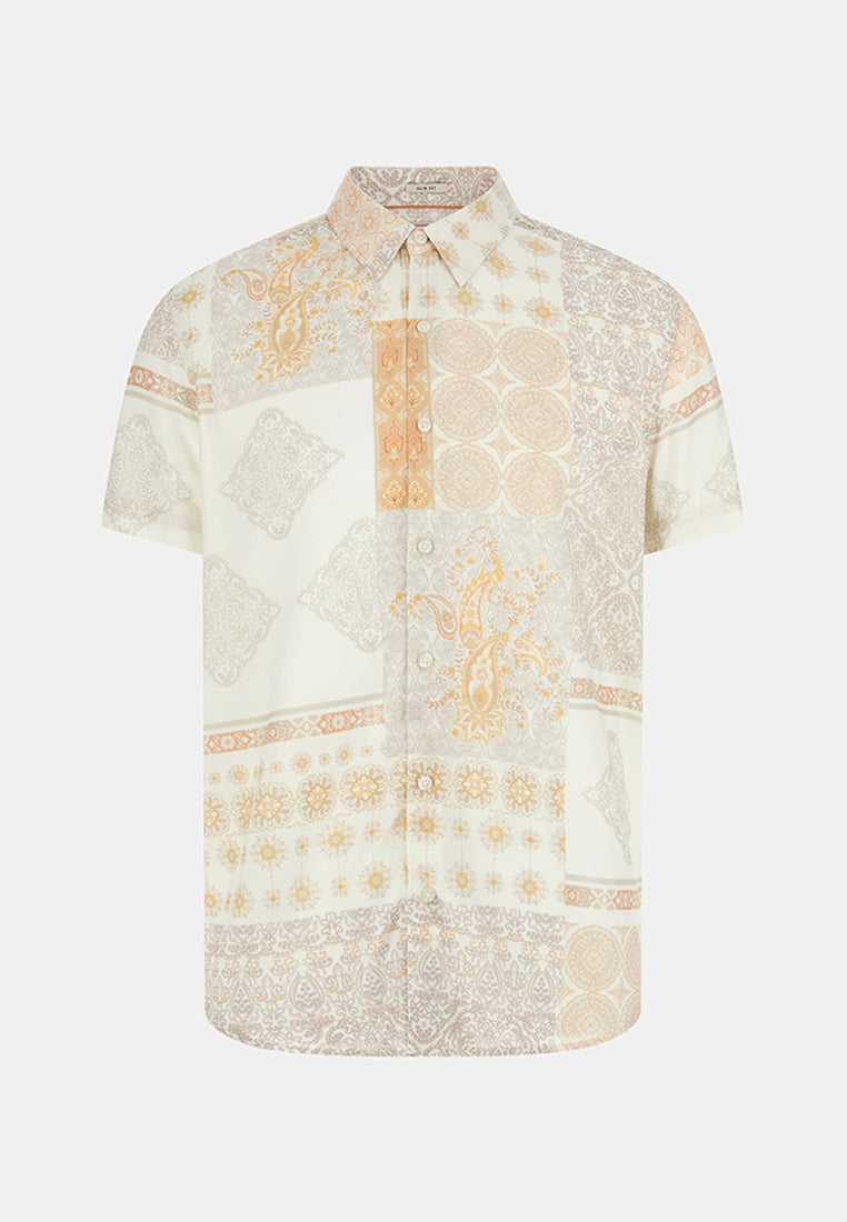 Shortsleeves Eco Rayon Patchwork
