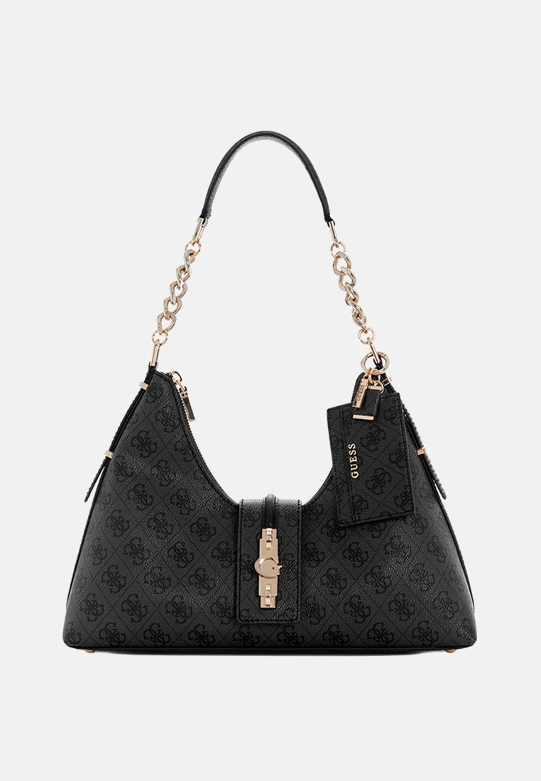 Yvonne Logo Hobo Bag