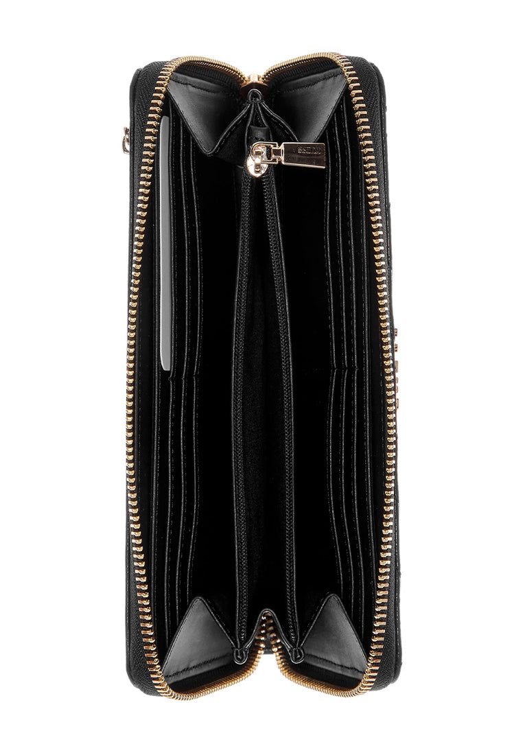Isemay Large Zip Around Wallet