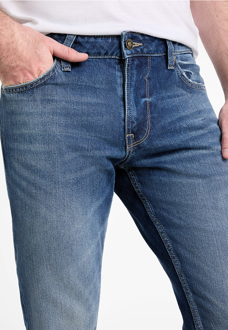 Eco Finnley Mid-Rise Tapered Jeans