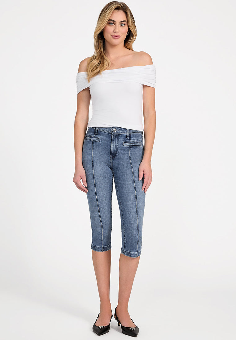 Cade Denim Capri Pants