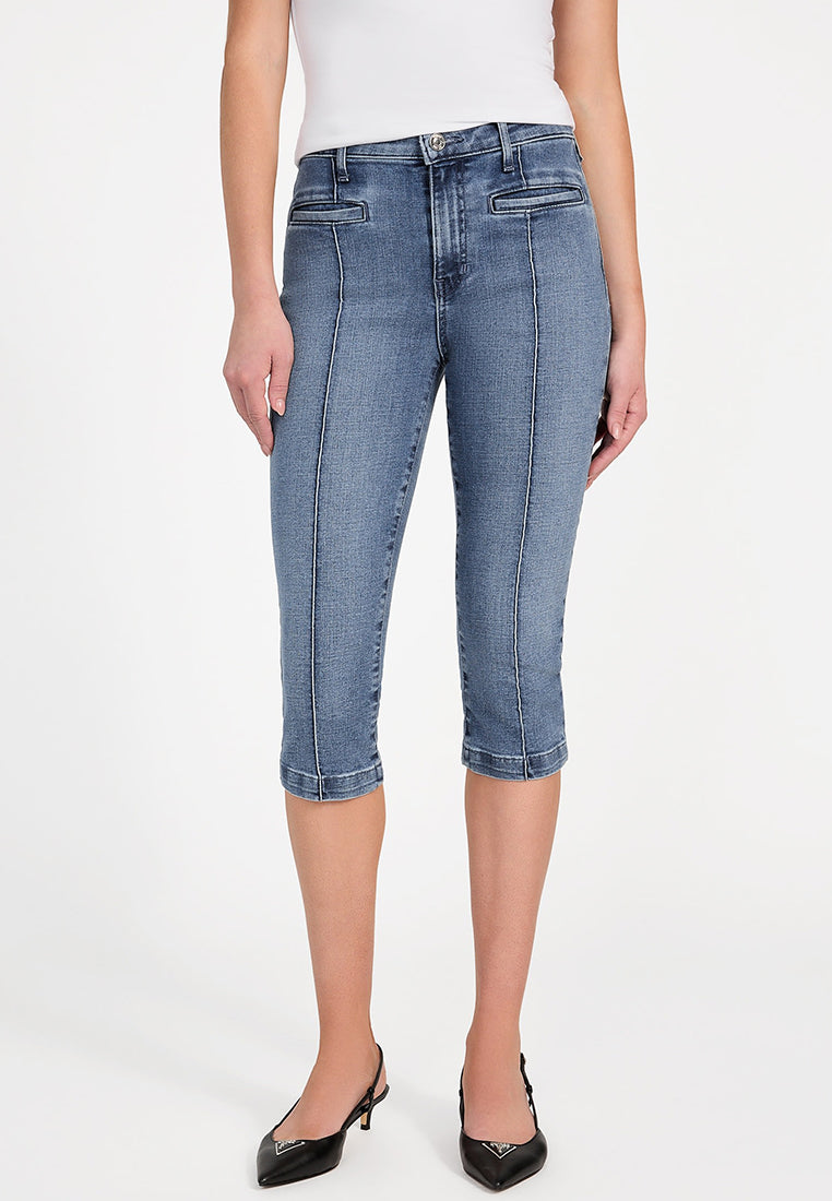 Jean capri à taille haute Next Level Jean capri à taille haute Next Level