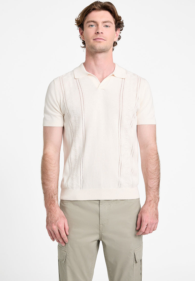 Rib Pointelle Bryant Polo