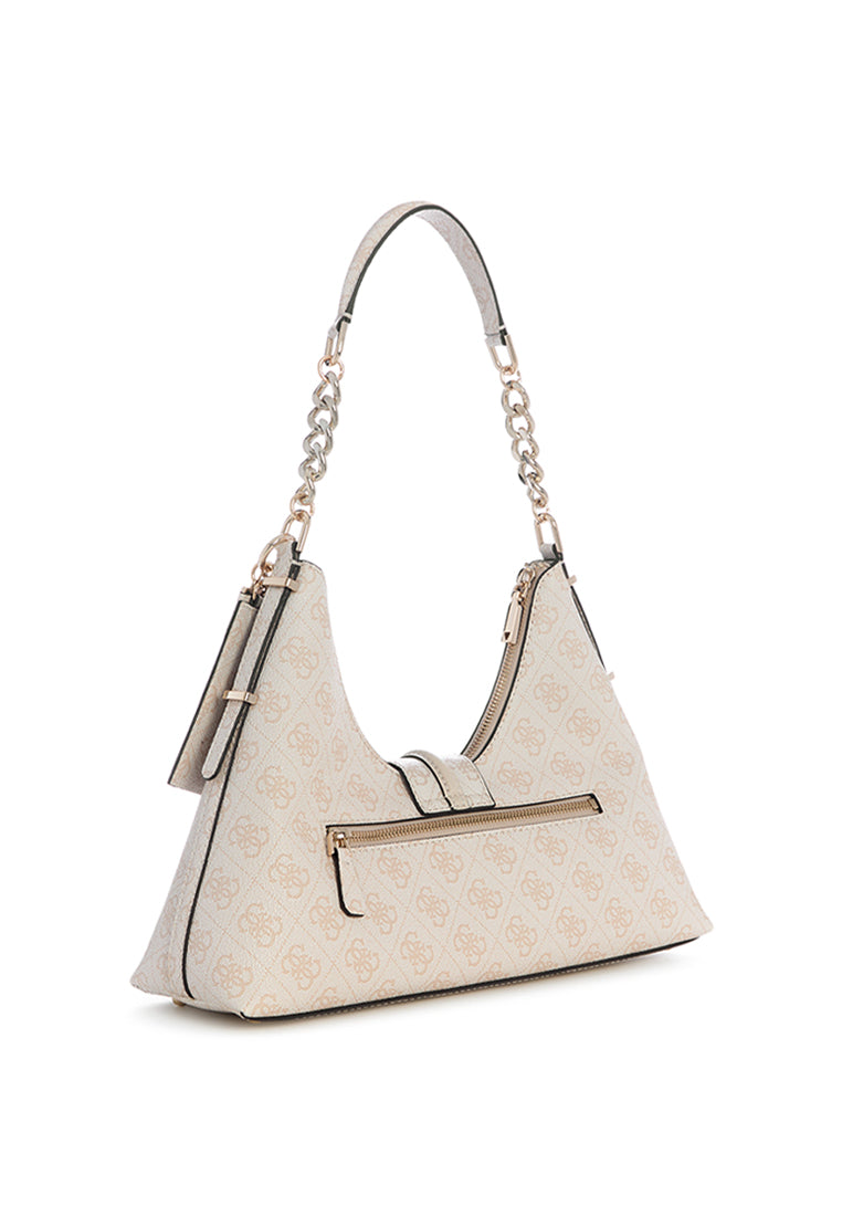 Yvonne Logo Hobo Bag