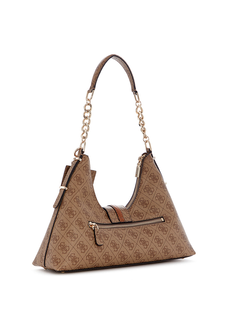 Yvonne Logo Hobo Bag