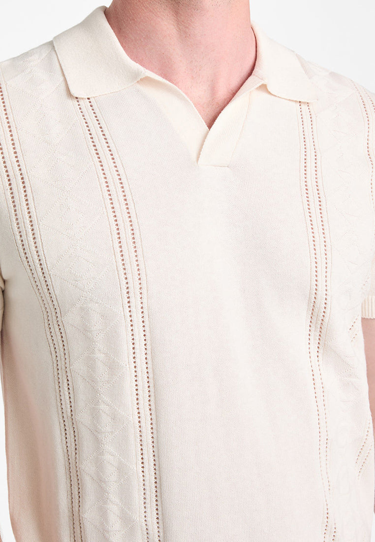 Rib Pointelle Bryant Polo