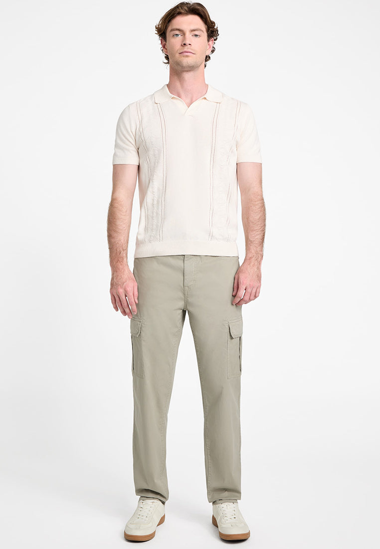 Rib Pointelle Bryant Polo