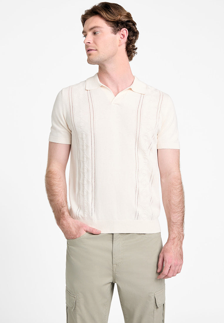 Rib Pointelle Bryant Polo