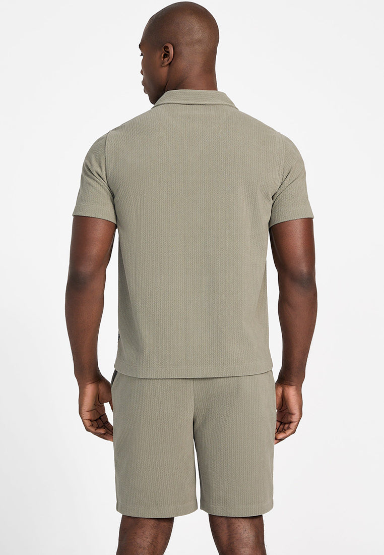 Baron Textured Knit Shirt