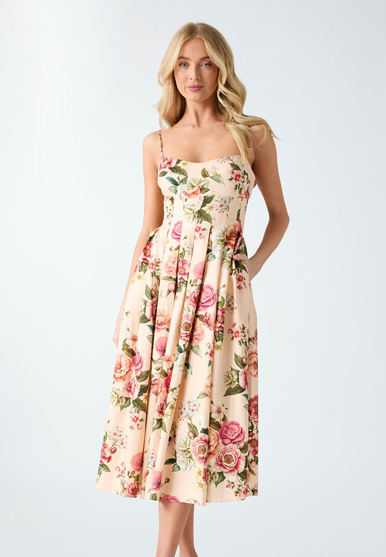 Sleeveless Bria Linen Dress