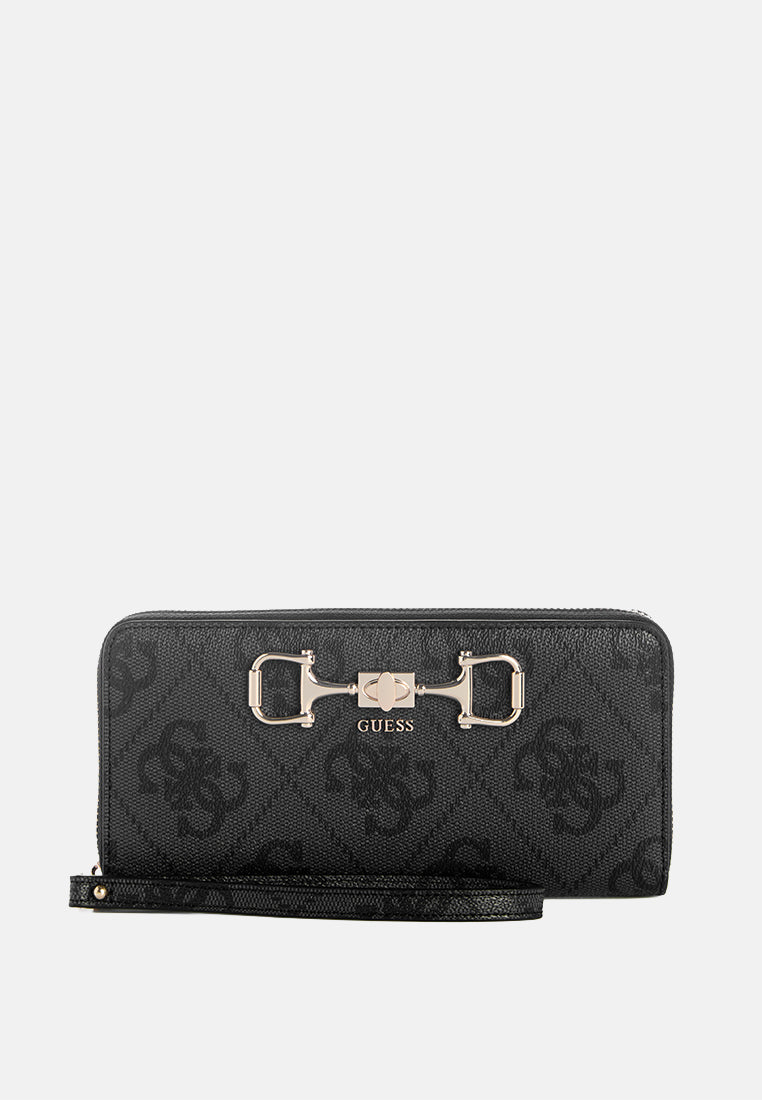 Janie Logo Large Zip Around