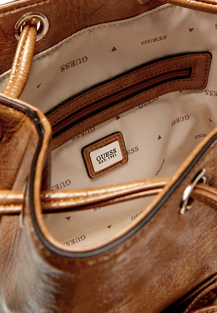 Theodora Drawstring Bucket Bag