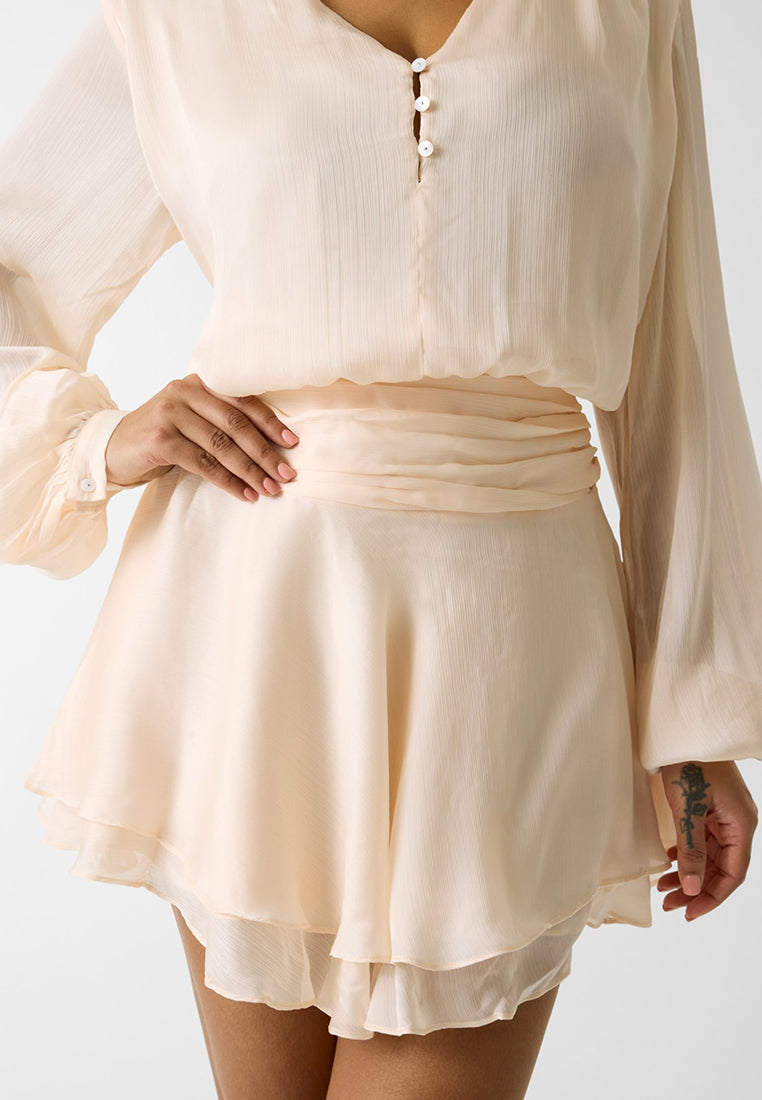 Longsleeves Magali Flare Mini Dress