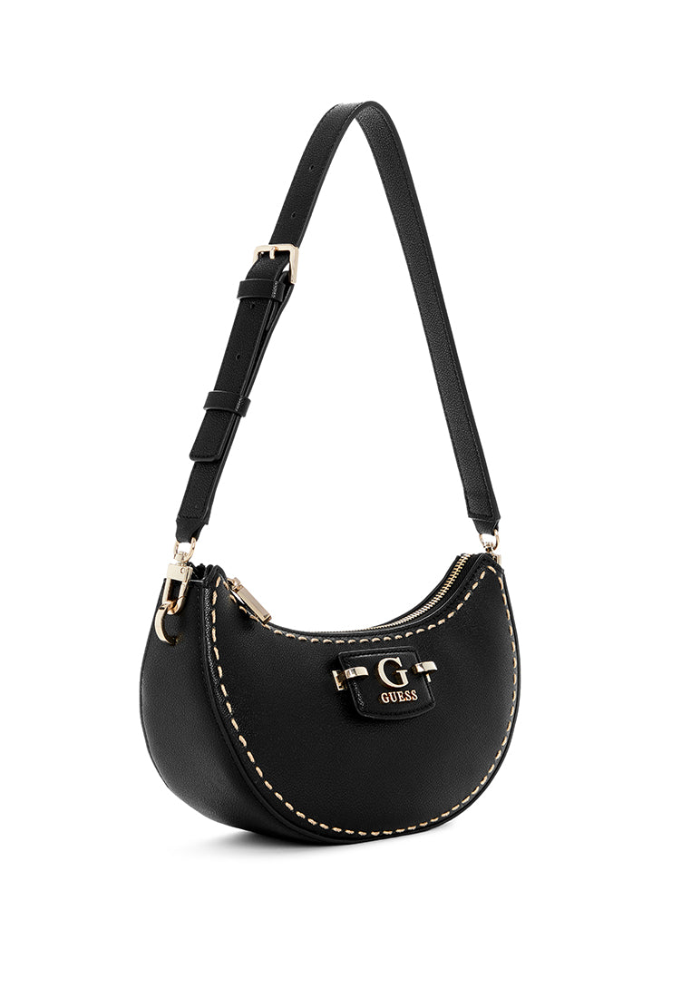 Nastra Top Zip Shoulder Bag
