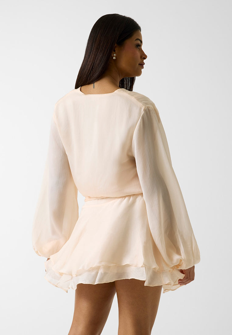 Longsleeves Magali Flare Mini Dress
