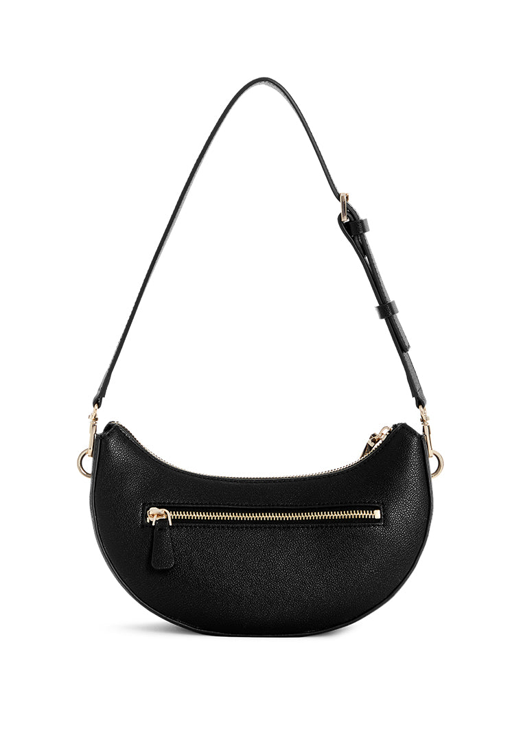 Nastra Top Zip Shoulder Bag