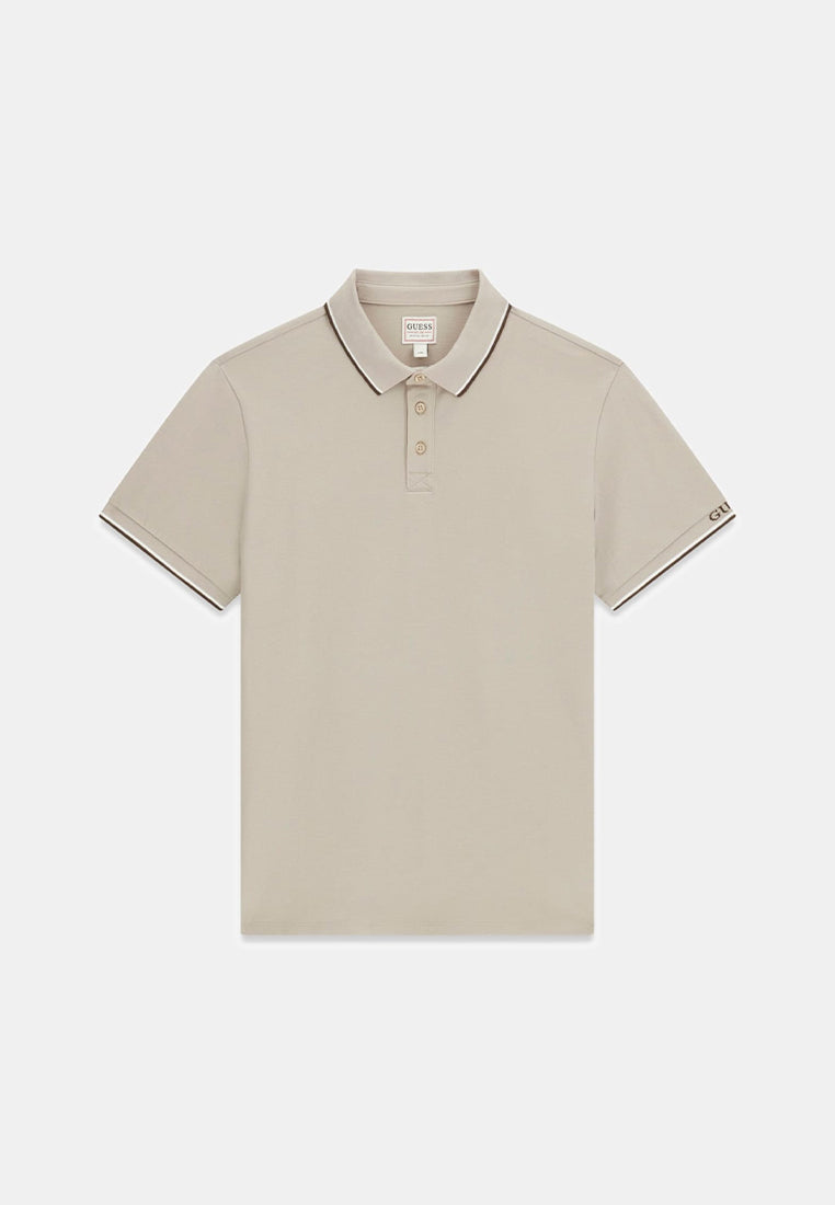 Organic Cotton Pique Cuff Shortsleeves Polo