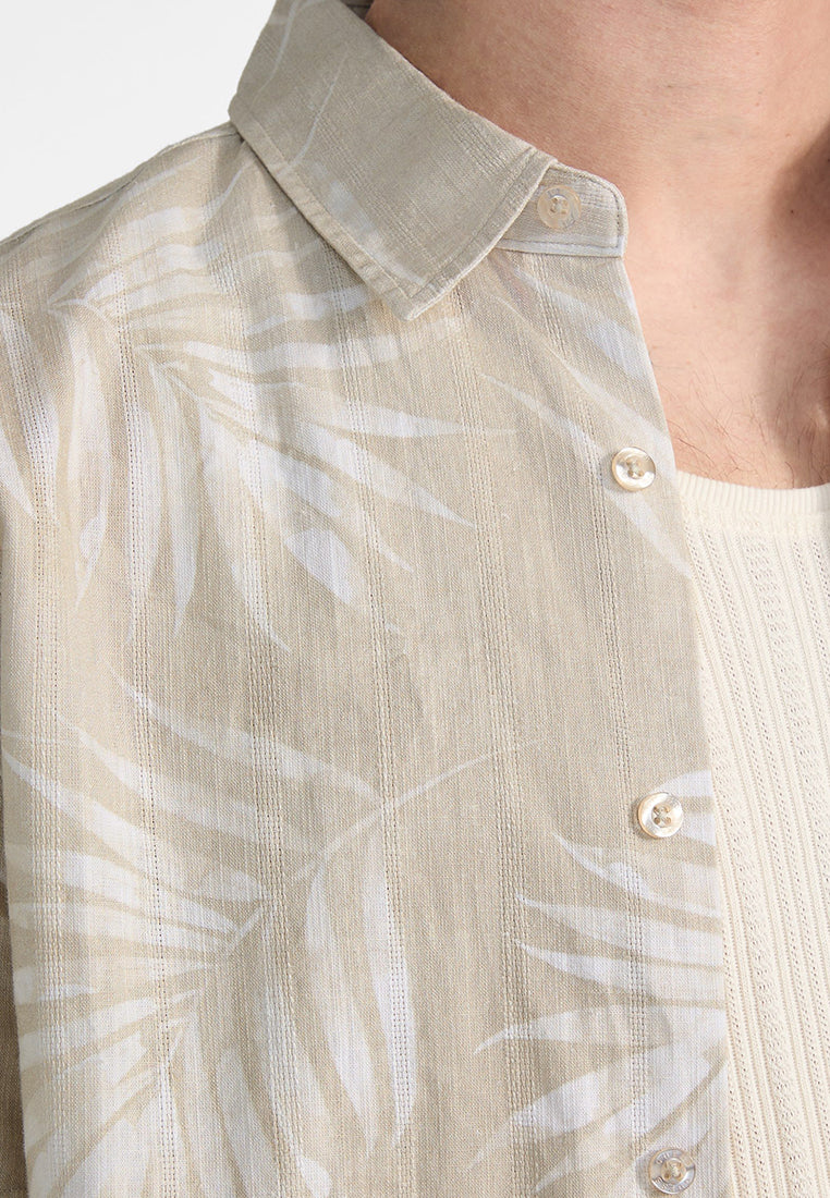 Slub Woven Palm Shirt