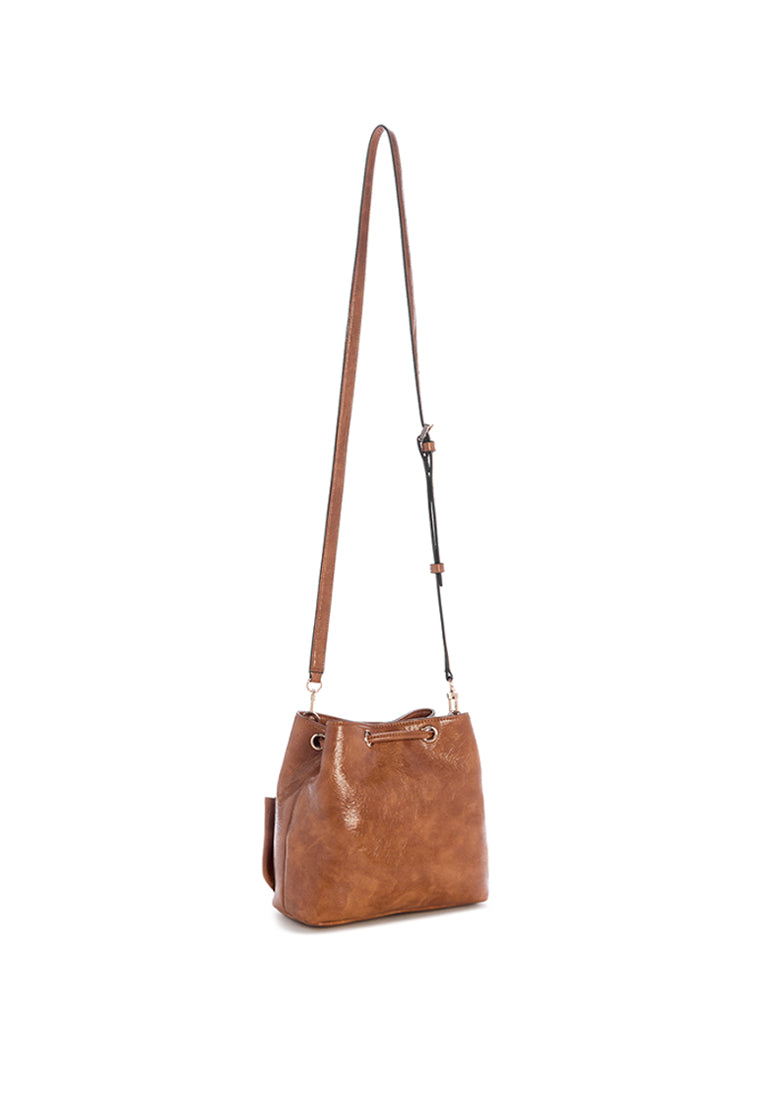 Theodora Drawstring Bucket Bag