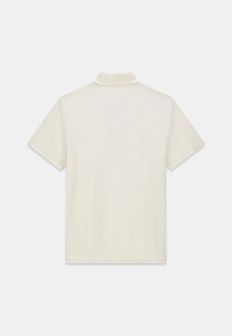 Diagonal Interlock Shortsleeves Polo