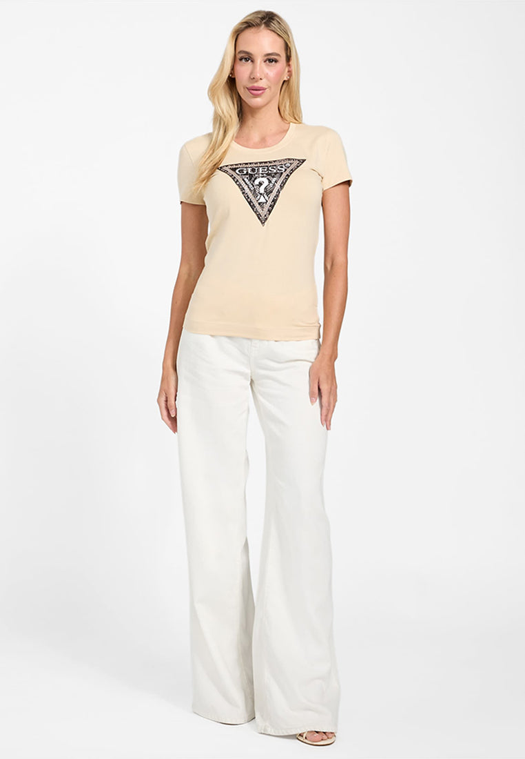 Shortsleeves Crewneck Triangle Python Tee
