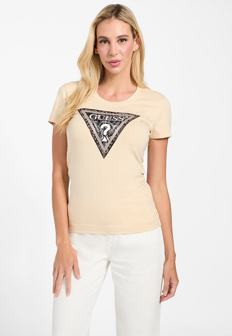 Shortsleeves Crewneck Triangle Python Tee