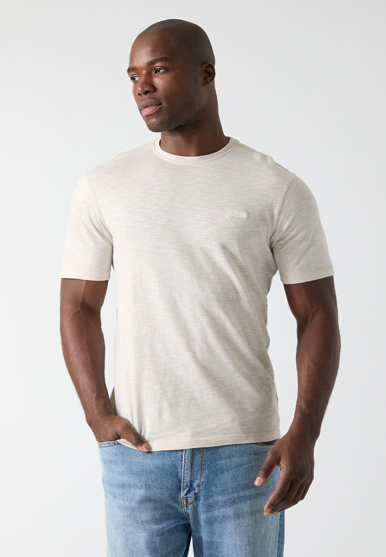 Crewneck Shortsleeves Mini Stripes Tee