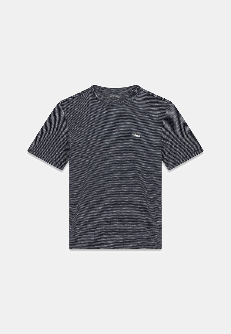 Crewneck Shortsleeves Mini Stripes Tee