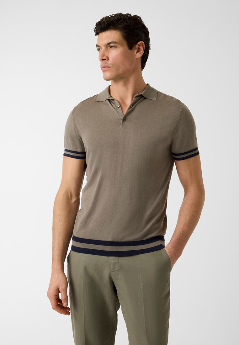 Larry Polo Shortsleeves Sweater