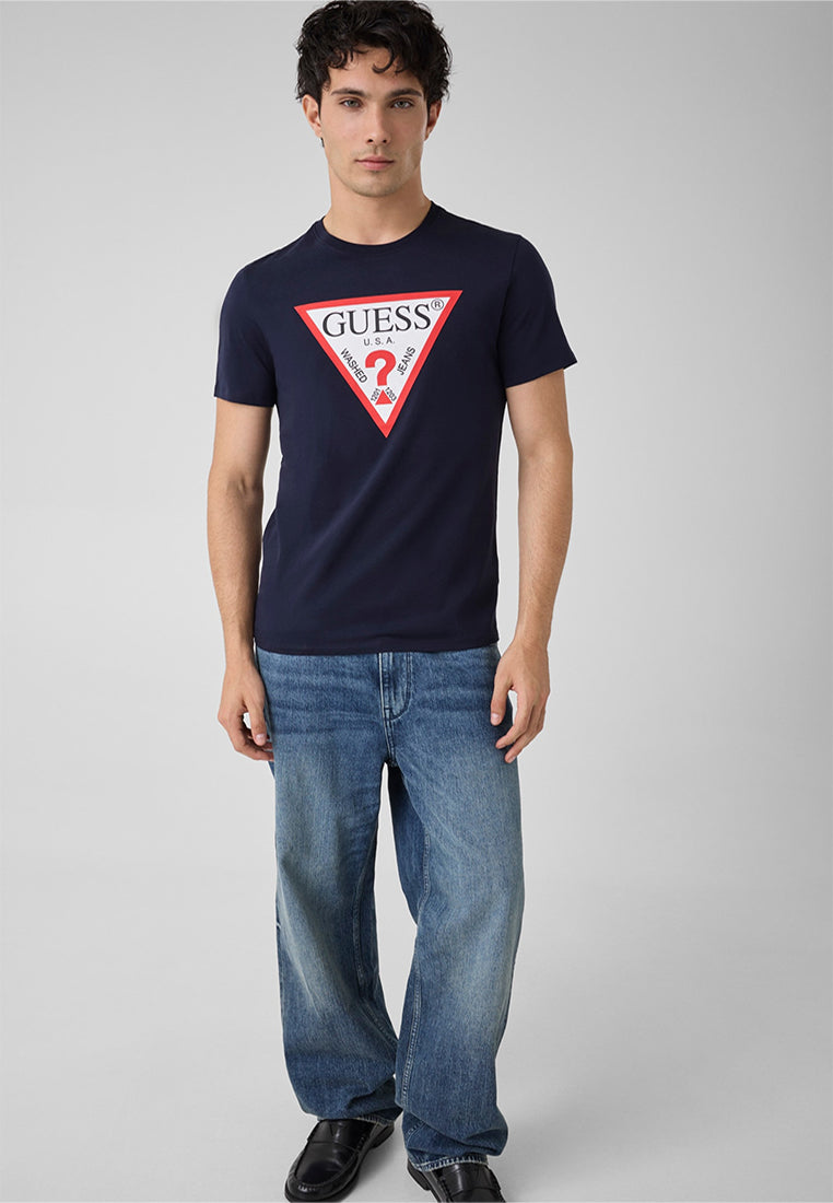 Crew Neck Short Sleeves Original Logo Tee