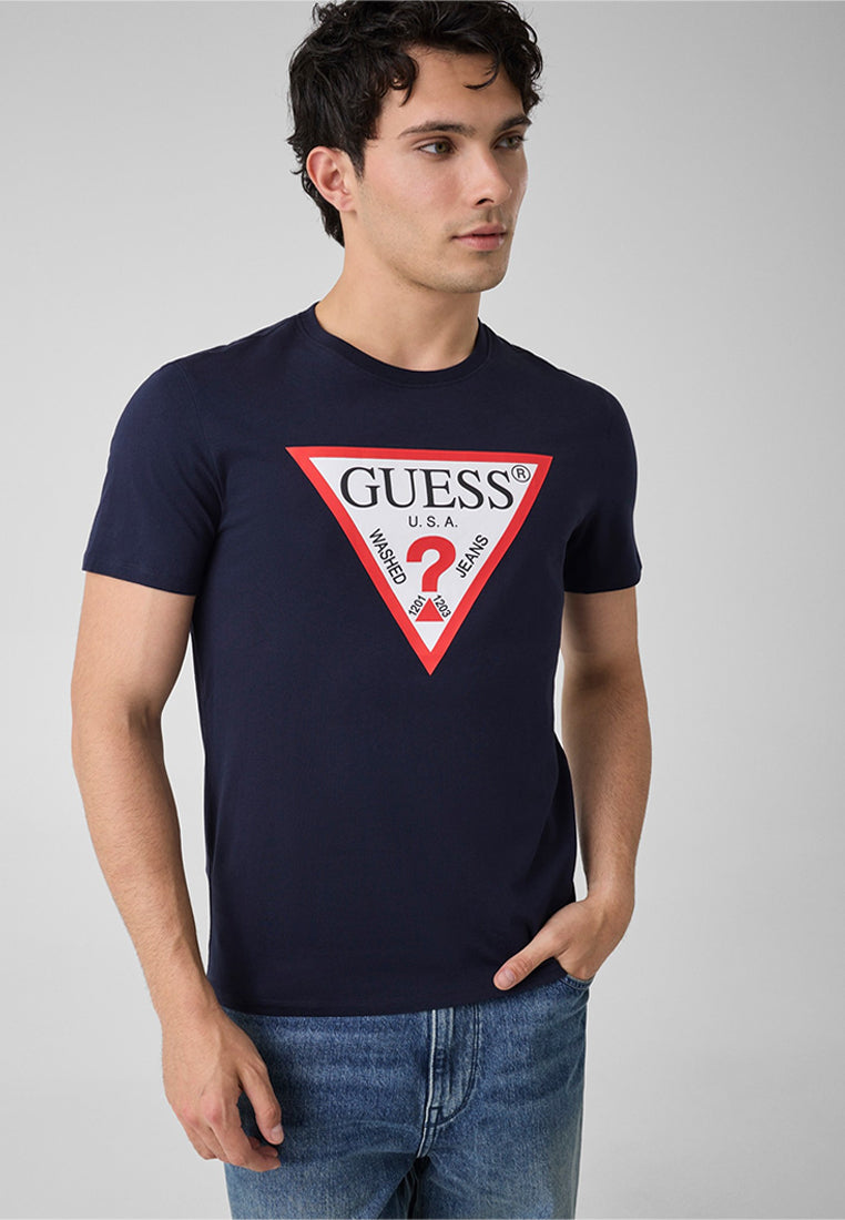 Crew Neck Short Sleeves Original Logo Tee
