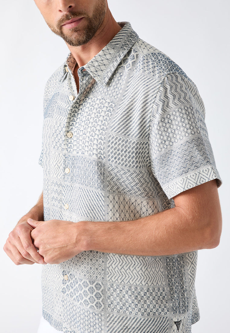 Malik Patchwork Jacquard Shortsleeves