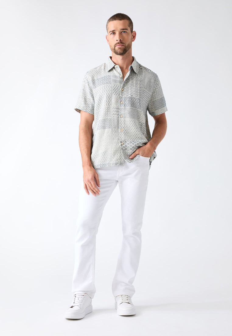 Malik Patchwork Jacquard Shortsleeves