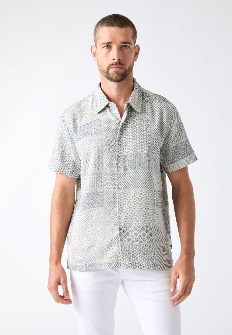 Malik Patchwork Jacquard Shortsleeves