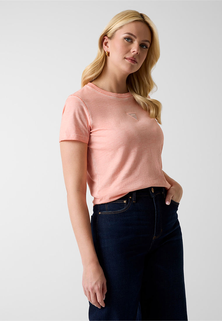 Shortsleeves Crewneck Mini Strass Triangle Tee