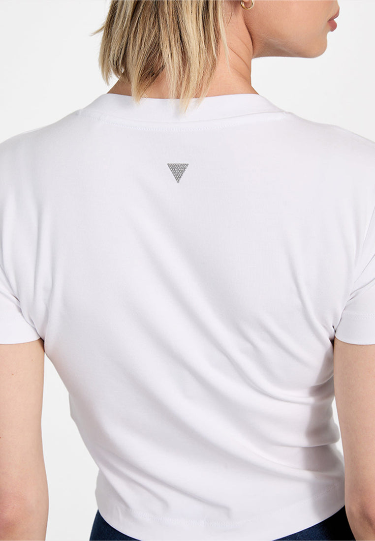 Short Sleeves Basic Mini Logo Tee