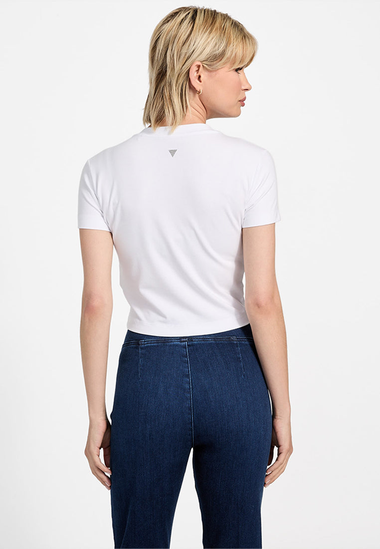 Short Sleeves Basic Mini Logo Tee