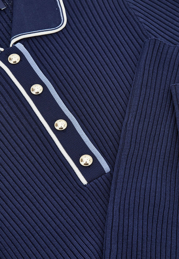 Thalia Polo Dress Sweater