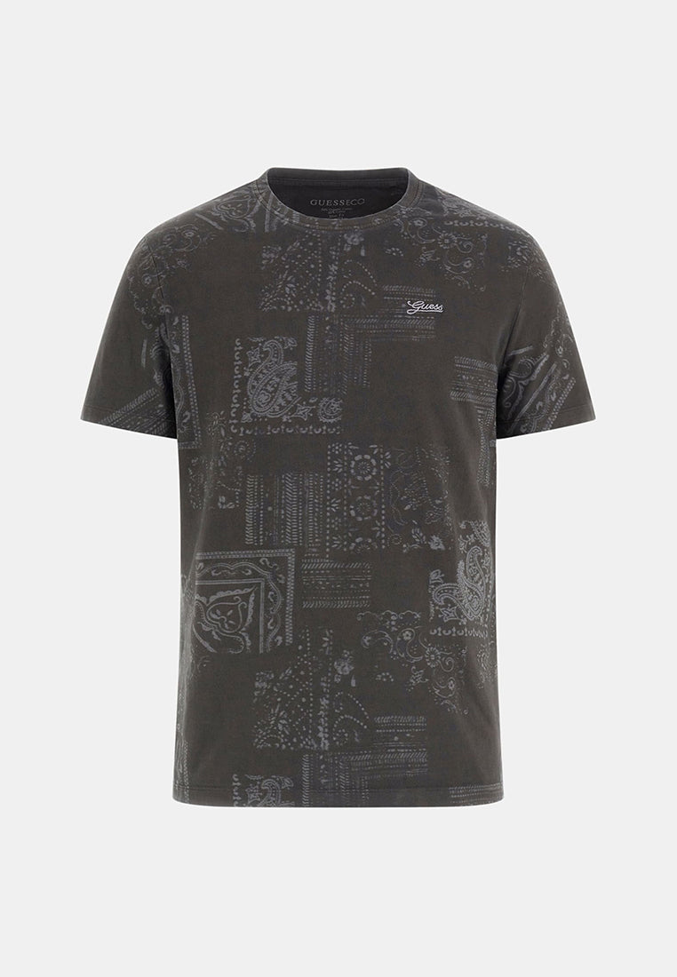 Shortsleeves Crew Neck Lasered Aop Tee