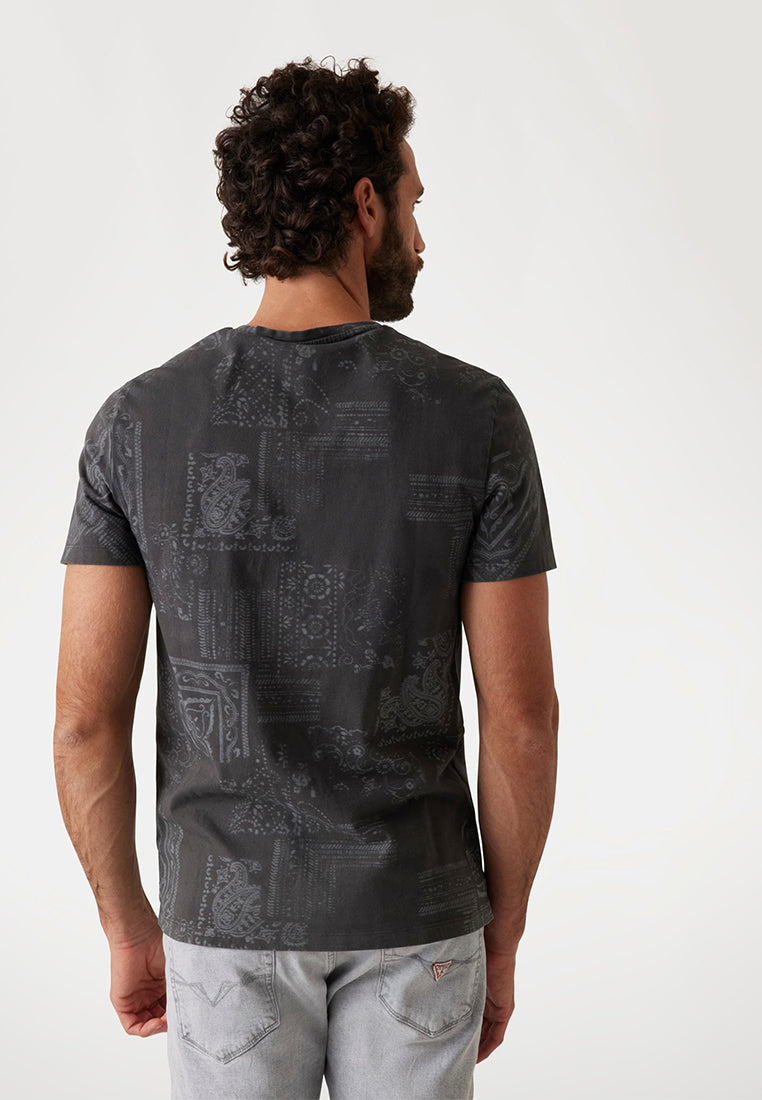 Shortsleeves Crew Neck Lasered Aop Tee