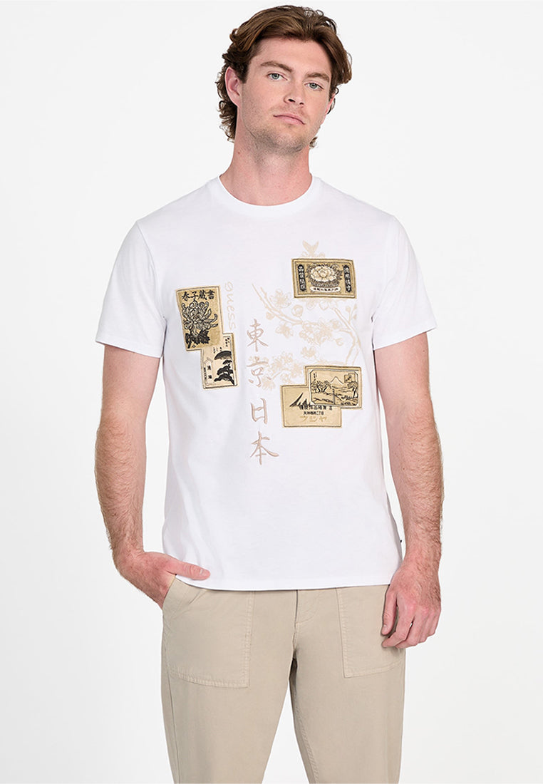 Shortsleeves Japanese Stamps Tee