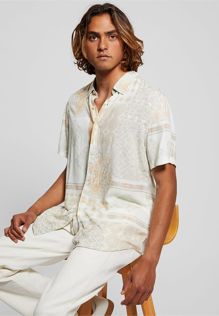 Shortsleeves Eco Rayon Patchwork