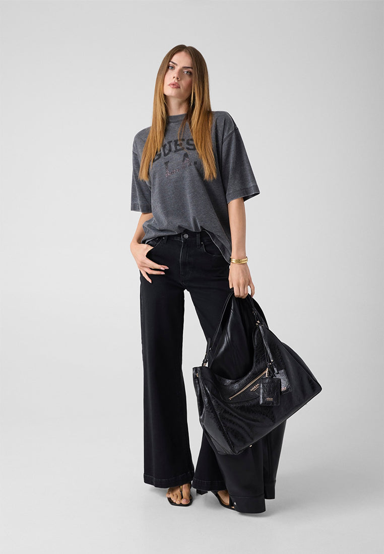 Shortsleeves Crewneck Burnout Oversize Tee