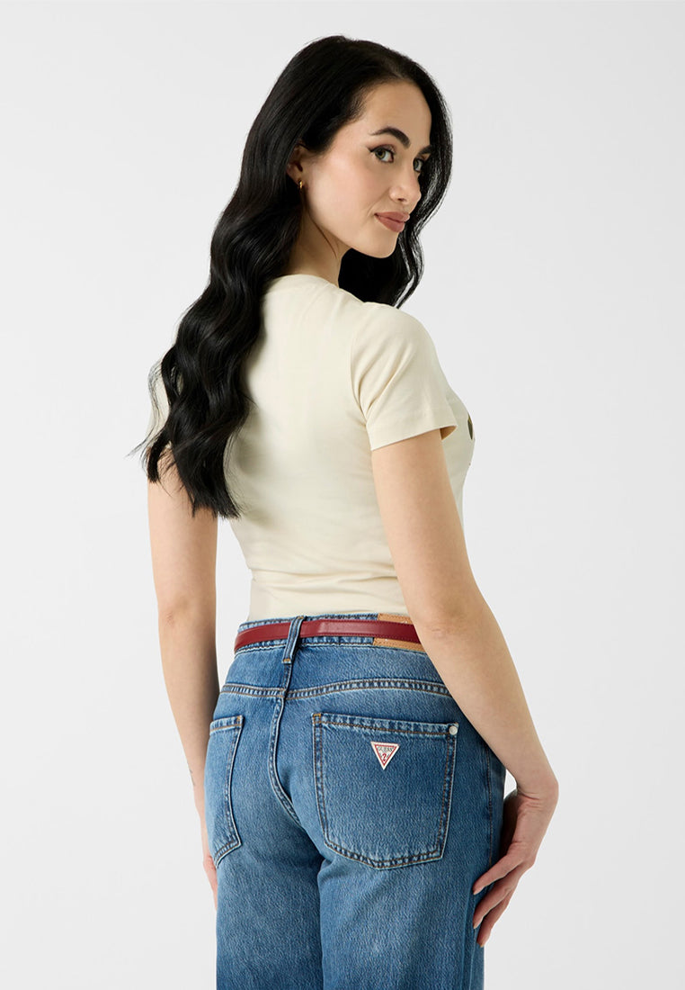 Shortsleeves Crewneck Palm Triangle Tee