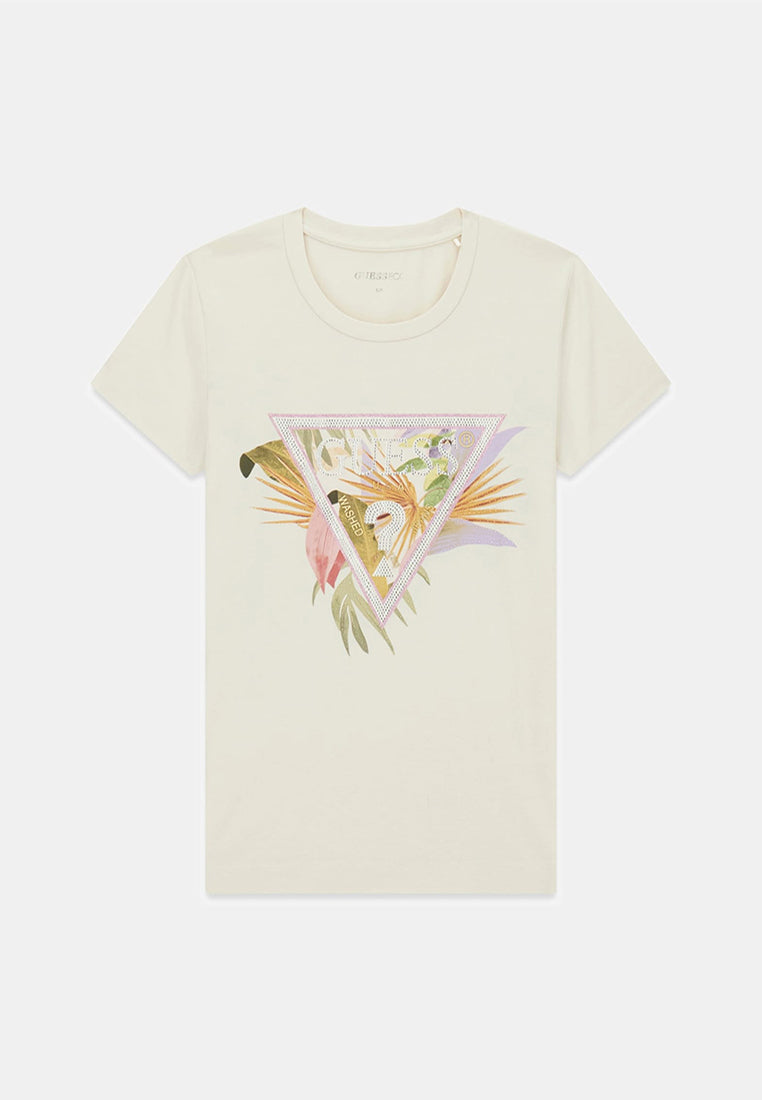 Shortsleeves Crewneck Palm Triangle Tee