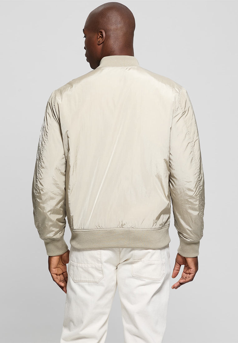 Tech Nylon Utility Zip Jacket