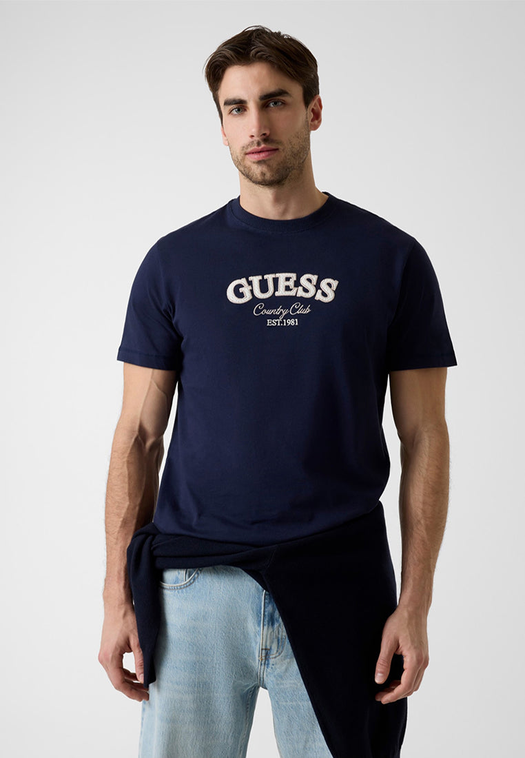 Crewneck Shortsleeves Country Club Logo Tee