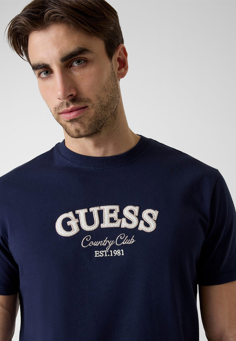 Crewneck Shortsleeves Country Club Logo Tee