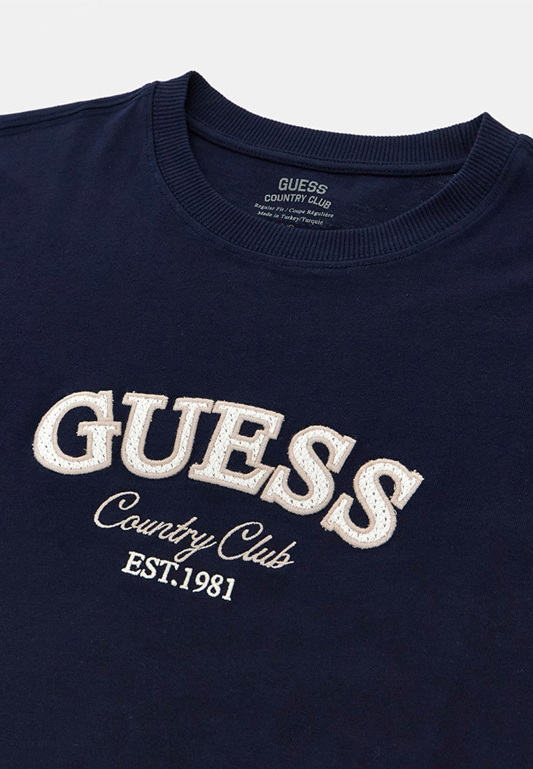 Crewneck Shortsleeves Country Club Logo Tee